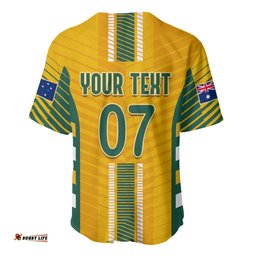 Custom Australia Matildas Baseball Jersey Shirt Sam Kerr Legend