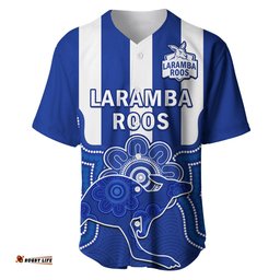 Custom Text And Number Laramba Football Baseball Jersey Shirt Roos Aboriginal Art