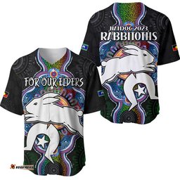 NAIDOC Week For Our Elders Baseball Jersey Shirt Rabbitoths Indigenous