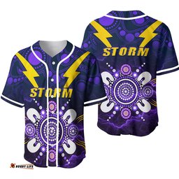 Storm Indigenous Baseball Jersey Shirt Melbourne