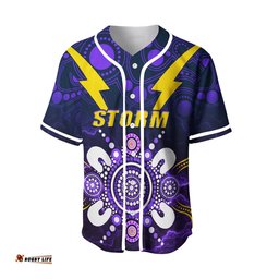 Storm Indigenous Baseball Jersey Shirt Melbourne
