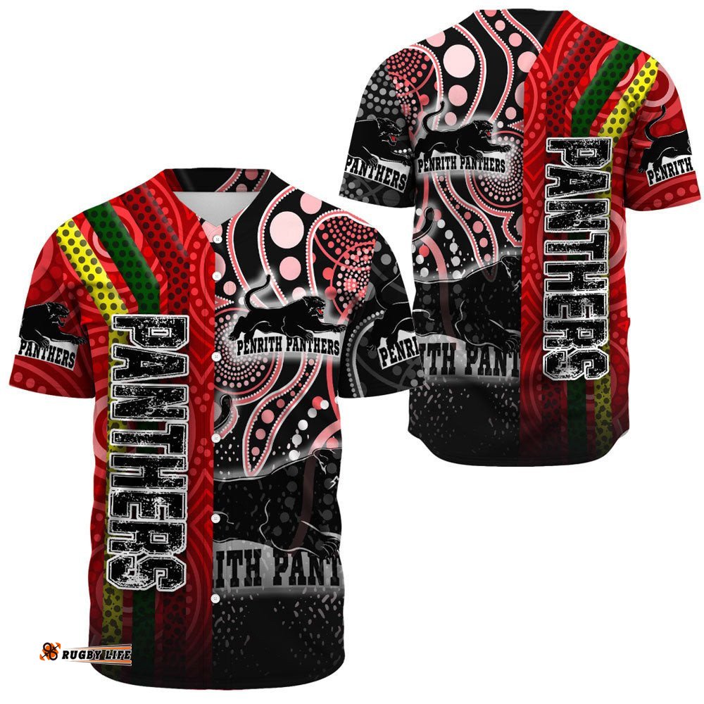 Clothing Penrith Panthers Sporty Style Baseball Jersey Shirts