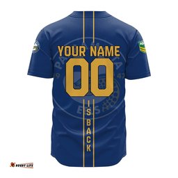 Parramatta Eels Baseball Jersey Shirt Personalized Rugby For Fan NRL