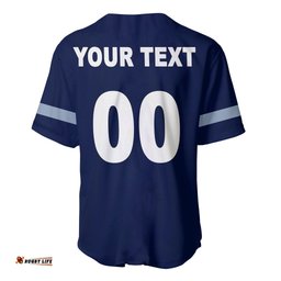Custom Text And Number NRL Cowboys Baseball Jersey Shirt Mix Jersey