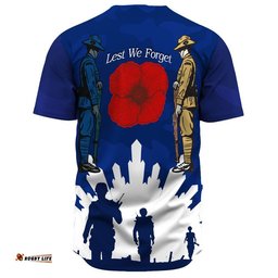 Custom Australia Anzac Camouflage Mix Fern Baseball Jersey Shirt