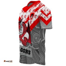 Clothing Custom St. George Illawarra Dragons Baseball Jersey Shirts