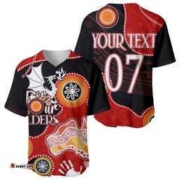 Personalised NAIDOC Week NRL Dragons For Our Elders Baseball Jersey Shirt