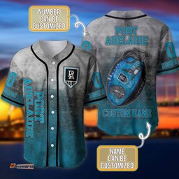Port Adelaide Football Club 3D Personalized Baseball Jersey Shirt AFL