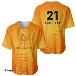 Fire Up Scorchers Custom Baseball Jersey Shirt The Sixth Time Champions