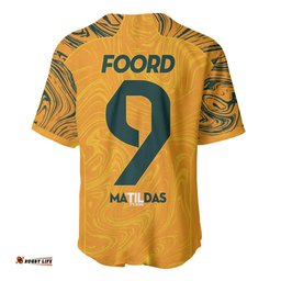 Caitlin Foord Australia Matildas Baseball Jersey Shirt