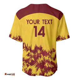 Custom West Indies Cricket Baseball Jersey Shirt Windies Newest Version