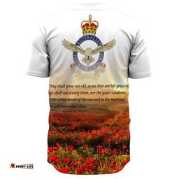 Anzac Day Australian Air Force Baseball Jersey Shirt