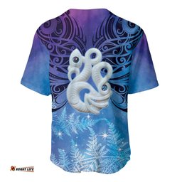 New Zealand Matariki Baseball Jersey Shirt Aotearoa Maori New Year Manaia Galaxy Vibes