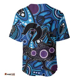 Emu NAIDOC 2024 Baseball Jersey Shirt Aboriginal Art Style