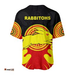 Rabbitohs Indigenous Baseball Jersey Shirt Style Aboriginal Flag