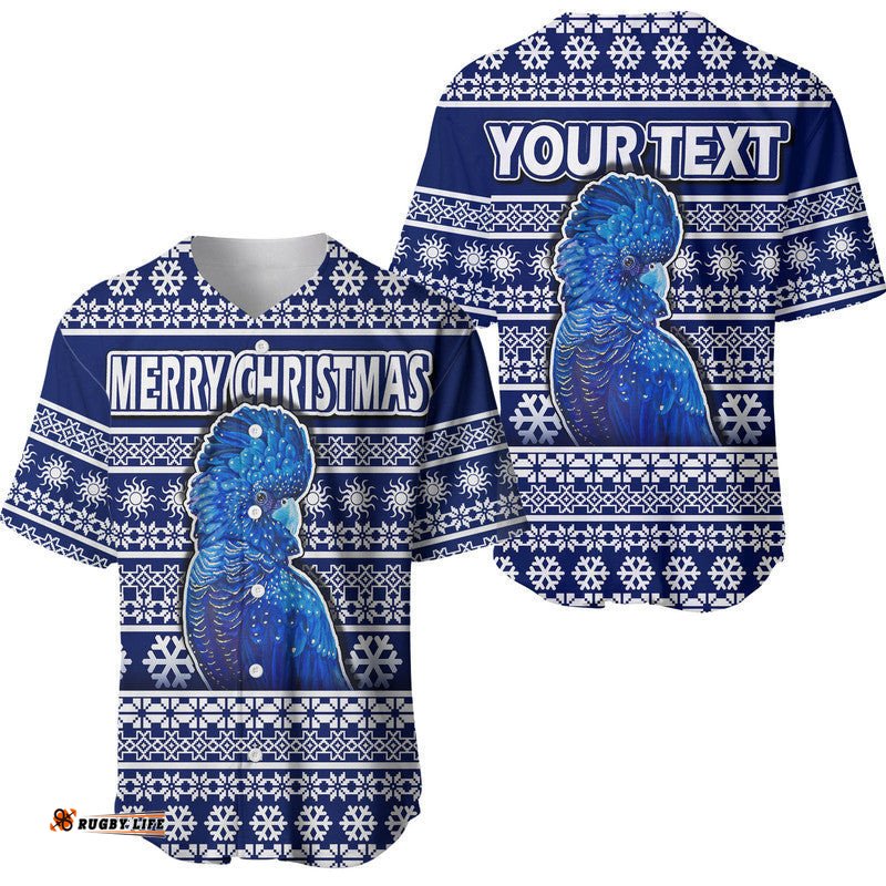 Custom Personalised Australian Cockatoo Christmas Vibe With Aboriginal Dot Painting Style Baseball Jersey Shirt