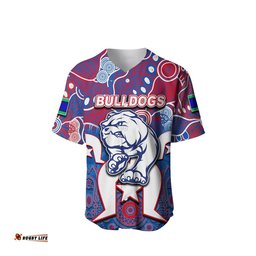 Custom Personalised Bulldogs Australian Football Torres Strait Islanders Mix Aboriginal Baseball Jersey Shirt