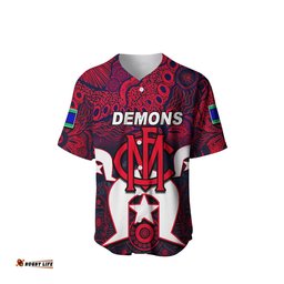 Custom Personalised Demons Australian Football ATorres Strait Islanders Mix Aboriginal Baseball Jersey Shirt