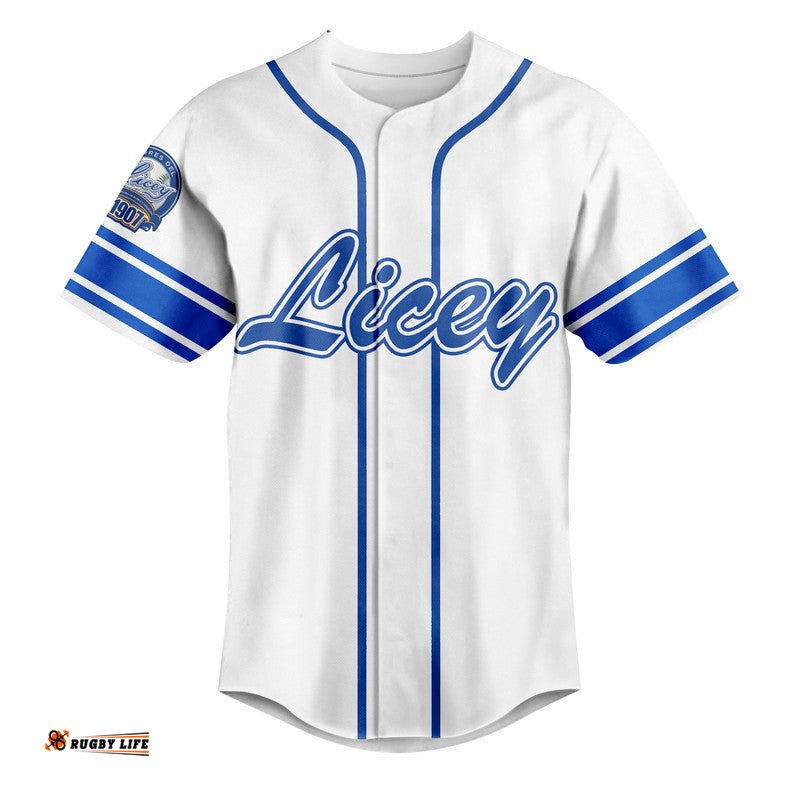 Custom Personalised Dominican Tigres del Licey Baseball Jersey Shirt Authentic No2