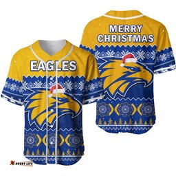 West Coast Football Baseball Jersey Shirt Eagles Indigenous Merry Christmas Ver.02