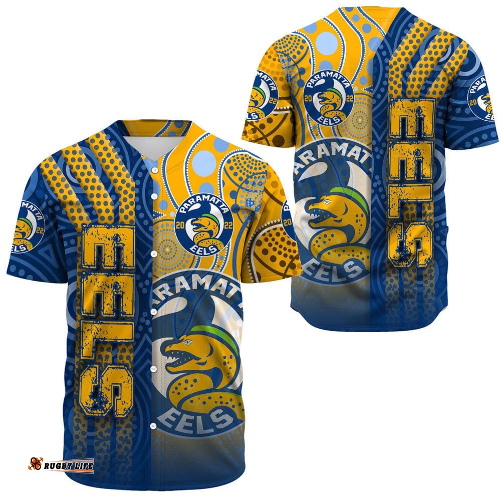 Clothing Parramatta Eels Sporty Style Baseball Jersey Shirts