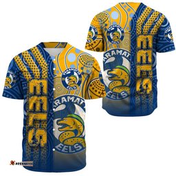 Clothing Parramatta Eels Sporty Style Baseball Jersey Shirts
