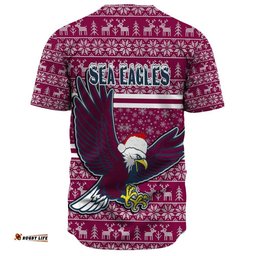 Clothing Manly Warringah Sea Eagles Christmas Baseball Jersey Shirts