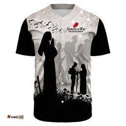 Anzac Day Sisters of War The Unsung Heroes Baseball Jersey Shirt