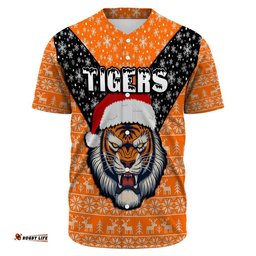 Custom Clothing Wests Tigers Aboriginal Tattoo Baseball Jersey Shirts