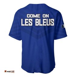France Rugby 7s Come On Les Bleus Baseball Jersey Shirt
