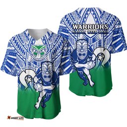 Warriors Rugby NAIDOC Baseball Jersey Shirt New Zealand Tiki For Our Elders Ver.01