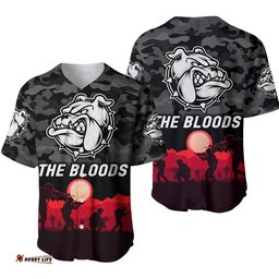 West Football Club Alice Springs ANZAC Baseball Jersey Shirt The Bloods Simple Style Black
