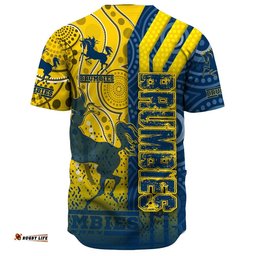 Clothing Brumbies Sporty Style Baseball Jersey Shirts