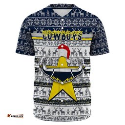 Custom Clothing North Queensland Cowboys Aboriginal Tattoo Baseball Jersey Shirts