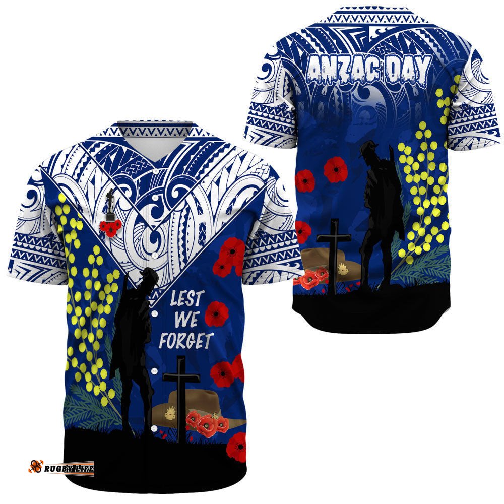 New Zealand Soldier Baseball Jersey Shirt