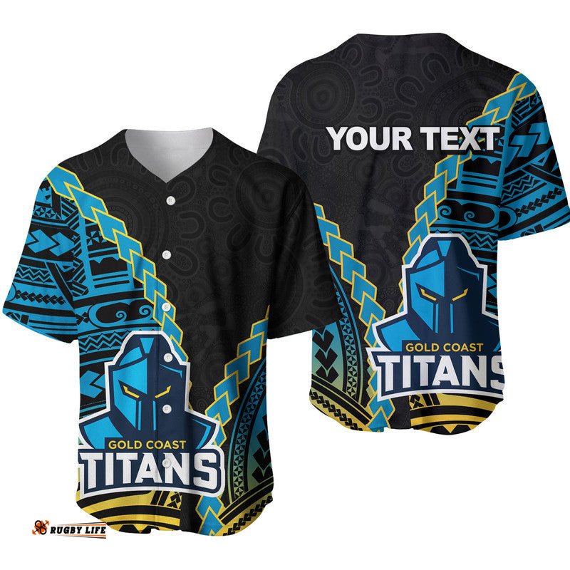 Tigers Rugby Baseball Jersey Shirt Mix Polynesian