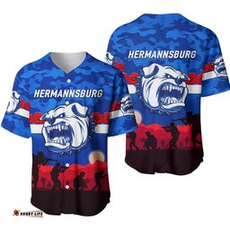Hermannsburg Western Aranda Bulldogs Football Club ANZAC Baseball Jersey Shirt Simple Style