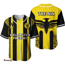Wellington Phoenix Football Baseball Jersey Shirt A League Men The Nix 2007 Aotearoa Maori Ver.02
