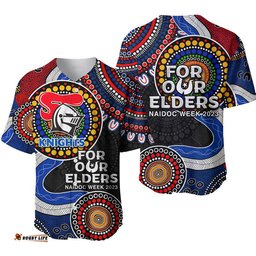 Knights Rugby Baseball Jersey Shirt NAIDOC Aboriginal