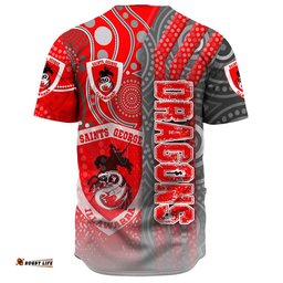 Clothing St. George Illawarra Dragons Sporty Style Baseball Jersey Shirts