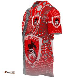 Clothing St. George Illawarra Dragons Sporty Style Baseball Jersey Shirts