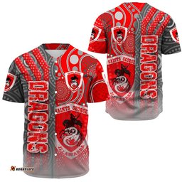 Clothing St. George Illawarra Dragons Sporty Style Baseball Jersey Shirts