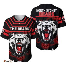 The Bears Indigenous Baseball Jersey Shirt Go North Sydney