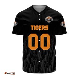 Wests Tigers Baseball Jersey Shirt Logo Sport Ombre NRL