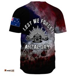 Anzac Day The Australian Army Baseball Jersey Shirt