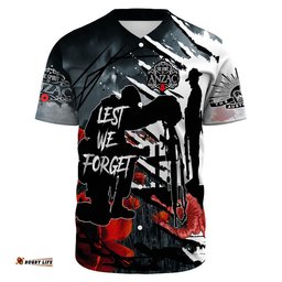 Spirit Anzac Day Soldier Baseball Jersey Shirt