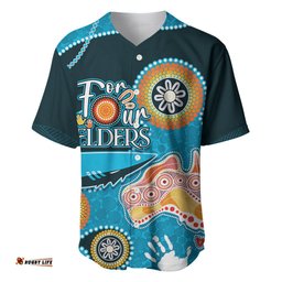 Personalised NAIDOC Week NRL Sharks For Our Elders Baseball Jersey Shirt