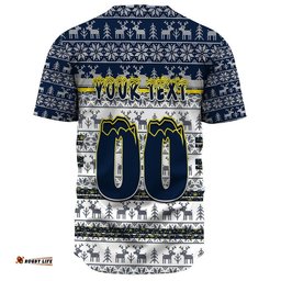 Clothing North Queensland Cowboys Christmas Baseball Jersey Shirts