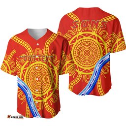 Custom Personalised Suns Football Baseball Jersey Shirt Royal Gold Coast