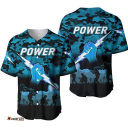 Port Adelaide Power ANZAC Baseball Jersey Shirt Simple Style